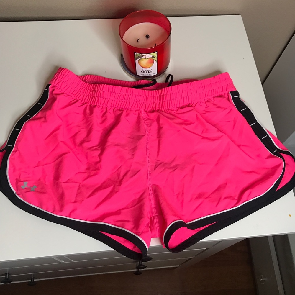 Under Armour Cancer awareness shorts